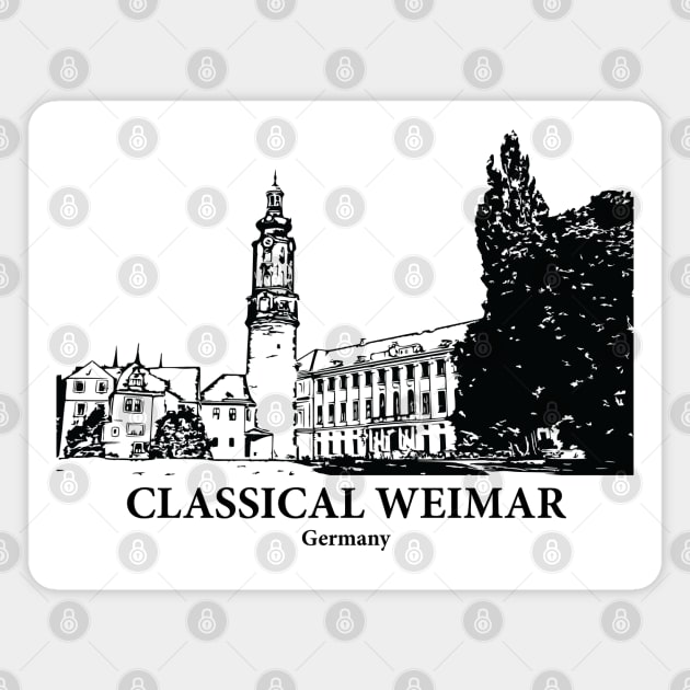 Classical Weimar - Germany Magnet by Lakeric